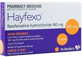 Hayfexo 10 (fexofenadine hydrochloride 180mg) (Pharmacy Only)